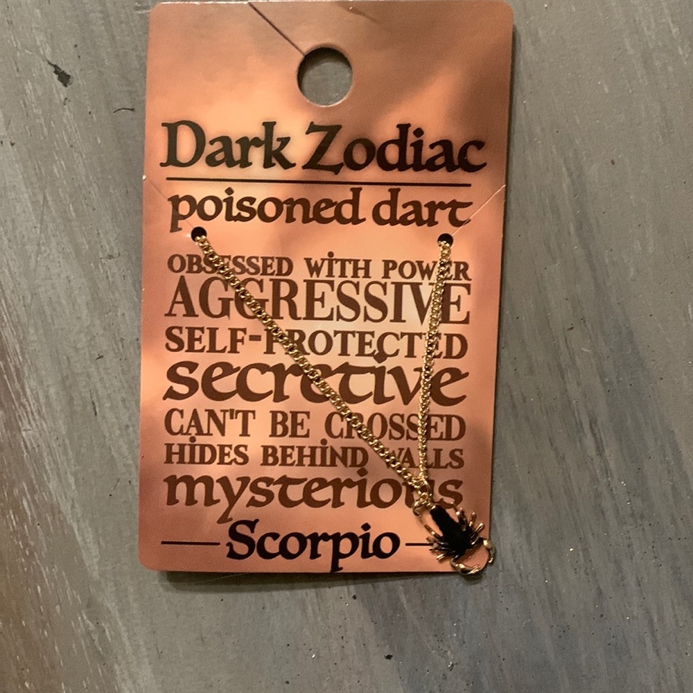 Dark Zodiac “SCORPIO” Necklace